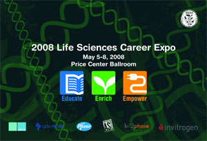 2008 Life Sciences Career Expo flyer