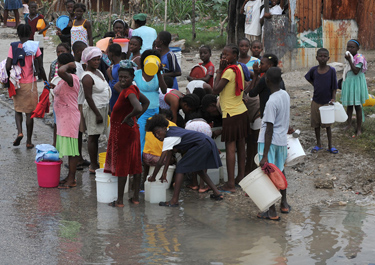 Cholera epidemic in Haiti